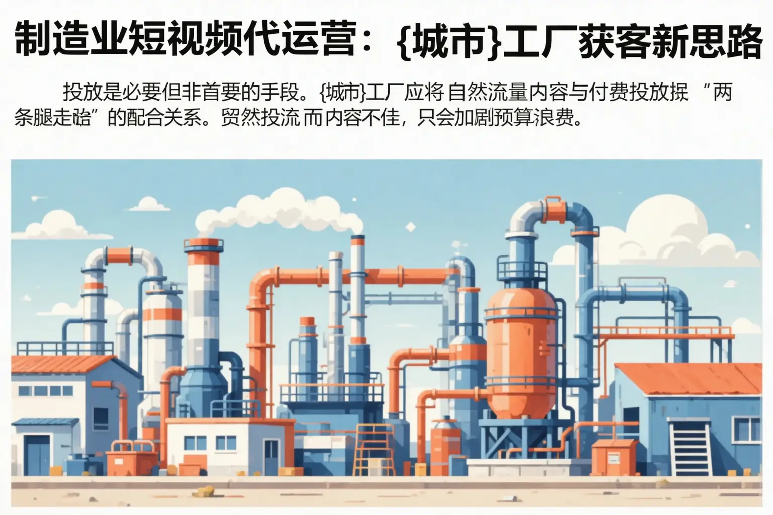 制造业短视频代运营：石门工厂获客新思路