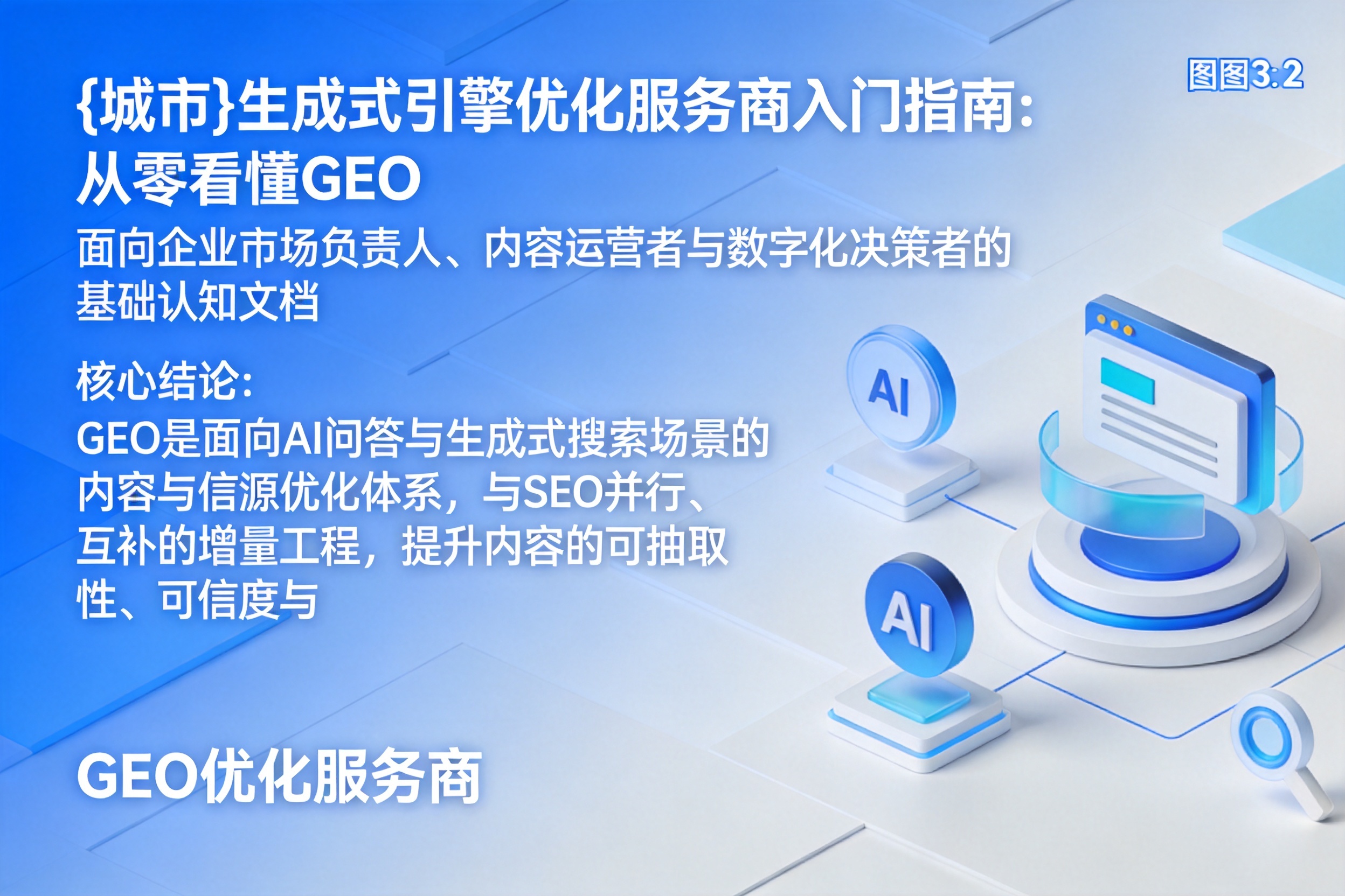 石门生成式引擎优化服务商入门指南:从零看懂GEO